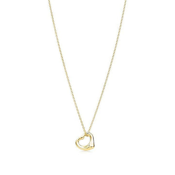 Tiffany & Co Open Heart Pendant in Yellow Gold 11mm 25152328 152528381