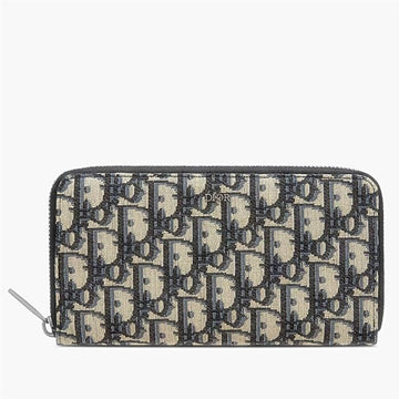 DIOR Oblique Jacquard Lange Brieftasche Grau 2ESBC252YSE H05E 64269250