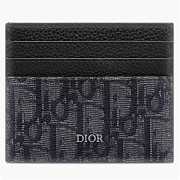 DIOR オブリークジャカードカードホルダー H03E 2ESCH135YSE 65723127