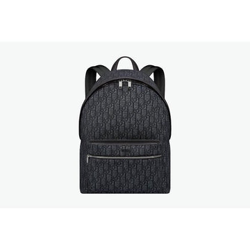 Dior RIDER Backpack Black Oblique Jacquard 1VOBA088YKY_H00N 65722261