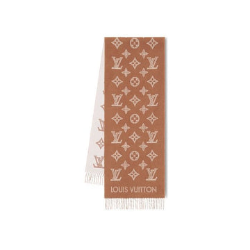 LOUIS VUITTON Monogram Schatten Schal Nougat M79187 65041790