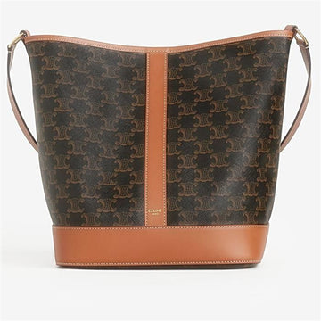 Celine Medium Bucket - Trionf Canvas Calfskin 191132CAS04LU 96209455