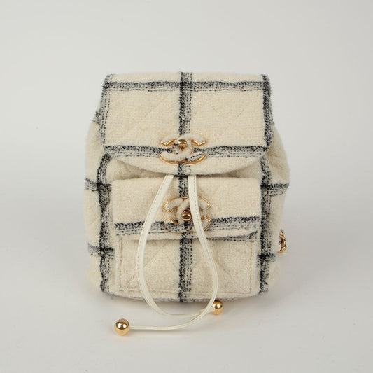 CHANEL トゥイードバックパック AS3615 CCロゴ 119168029