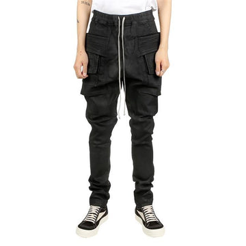 Rick Owens DU02D2376 SBW 99 Darkshadow Portalville Creech Cargo Drawstring Pants 98079396