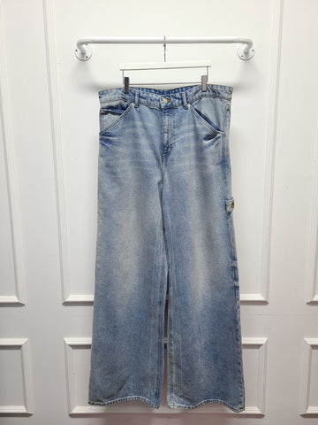 Courreges 23SS Dirty Blue Baggy Jeans 119958822