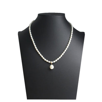 Other Brand 925 Silver Bold Pearl Pendant Necklace 119960117
