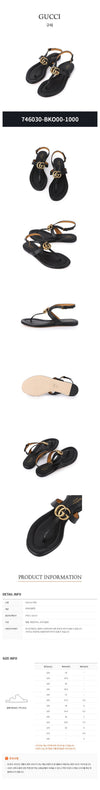 GUCCI ダブルG Tストラップサンダル 102262120 [P]