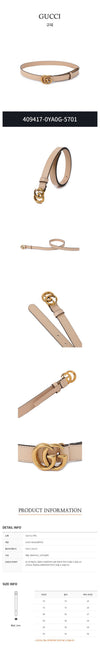 GUCCI Dünner Gürtel 409417-0YA0G-5701 102263541 [P]
