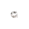 Salvatore Ferragamo Gancini Earrings 76-0750 SILVER 773698 115111605 [P]