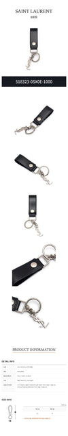 SAINT LAURENT モノグラム キーリング 518323-0SX0E-1000 30123254 [P]