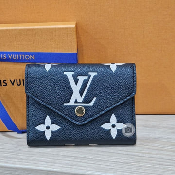 Louis Vuitton Victorine Wallet Bi-Color Wallet Monogram Empreinte Black M80968 120008936