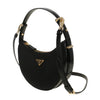 PRADA Nylon- und Leder-Schultertasche / 1BC194 R789 F0002 V OOO 71251328 [P]