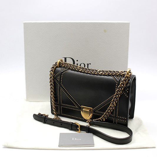 Dior Black Lambskin ama Shoulder Bag M0422CNOE 120075728