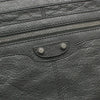 Balenciaga 273022 Gray Classic Motor Clip Medium Clutch 120077970 [P]