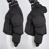AMI Heart Logo Leather Patch Down Jacket 120082477 [P]