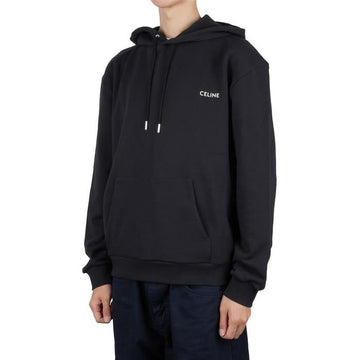 Celine CAD8 Logo Cotton Fleece Loose Hoodie 2Y958670Q 120082506
