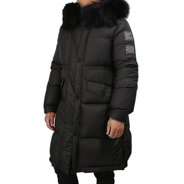 MR & MRS ミスター＆ミセス XDJ0131 男女共用 ロゴ フォックスファー ロングパディング 150780143