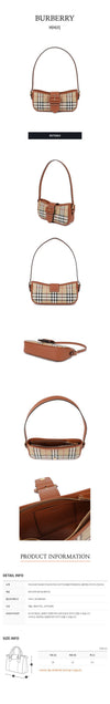 BURBERRY チェックバックルスリングバッグ 73865677 [P]
