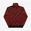 Needles OT224 B-Red Polyester Jacquard Track Jacket 144646612 [P]