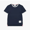 Thom Browne Contrast Stripe Ringer Women's T-Shirt 149740298 [P]