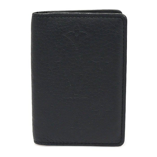 Louis Vuitton Black Monogram Taurillon Leather Pocket Organizer Card Holder M69044 120158080