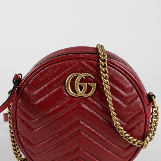 GUCCI 550154 GG マミロン ミニ ラウンド ショルダー クロスバッグ 119922318