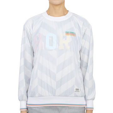 HORN GARMENT Women's Golf Crew Neck Long Sleeve T-Shirt HCW 2A AC01 GREY 33142579