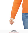SPORTY & RICH Damen Strick CR741TC TURMERIC 50807112 [P]