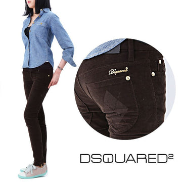 Dsquared2 Gold Logo Corduroy Super Slim Jean Pants 72LA0411 027 120189912