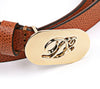 DSQUARED2 BE5104 V243 66 Goldfarbene Platten Gürtel 120192062 [P]