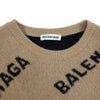 Balenciaga Intarsia Multi-Logo Oversized Knit 1513 120196940 [P]