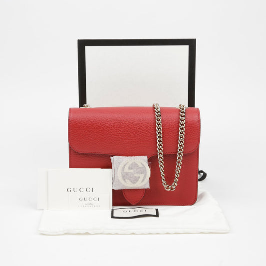 GUCCI インターロッキングチェーンショルダークロスバッグ 119917520