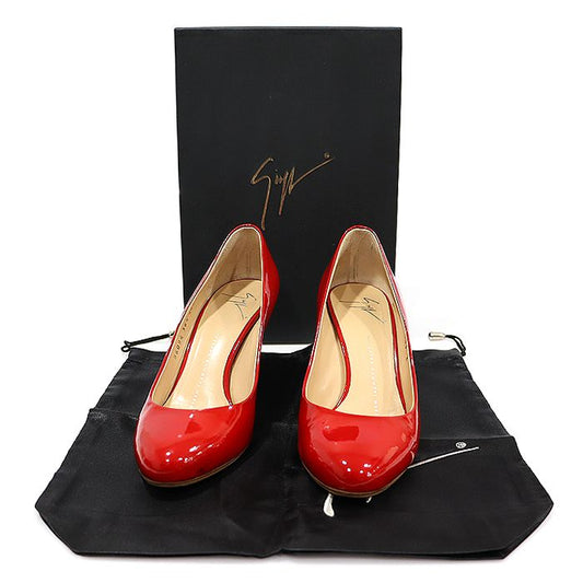 GIUSEPPE ZANOTTI E86094 Roter Lackleder VIV 70 Pumps Damen Schuhe 36,5 120244298