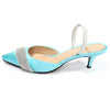Giuseppe Zanotti Emerald Satin Crystal Slingback Women's Sandals 35.5 120244346 [P]