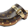 LOUIS VUITTON Monogram Metallic Cottage Clog Schuhe 1527 120248176 [P]