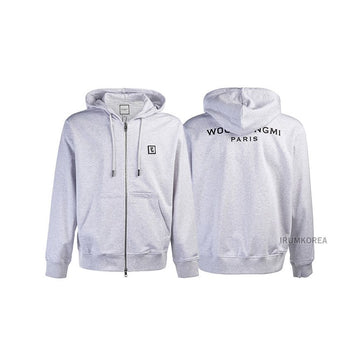 WOOYOUNGMI W243TS47 740G FW24 Männer Hoodie mit hinterem Logo 120248808