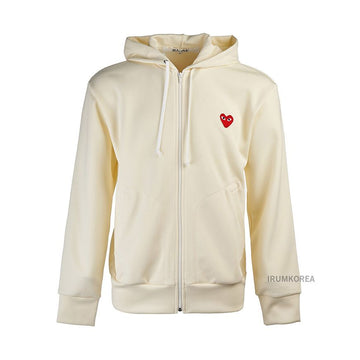 COMME DES GARCONS ハートワッペンフードTシャツ 120248824