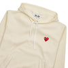 Comme Des Garcons Heart Patch Hoodie 120248831 [P]
