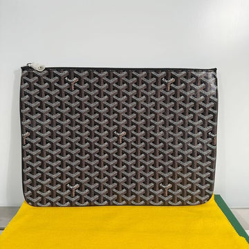 Goyard Sena Clutch Bag MGM Black 108013431