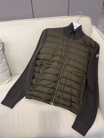 MONCLER CARDIGAN Strickjacke Khaki 091 9B50700 A9341 831 120250726