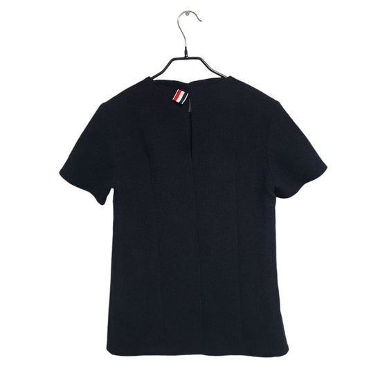 THOM BROWNE Damen Woll Tweed Kurzarm T-Shirt 1552 120253914
