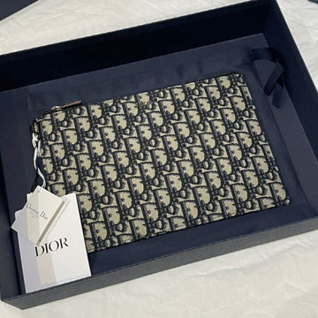 Dior A5 Pouch Clutch Bag Oblique 2 Colors 2ESCA338YSE 120312742