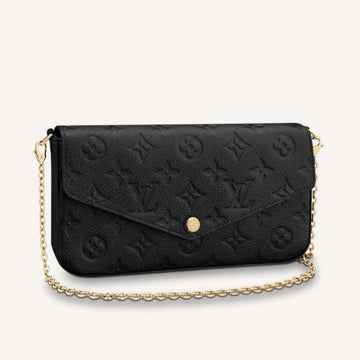 LOUIS VUITTON ポシェット フェリシー ノワ アンフレンテ モノグラム M64064 120313156