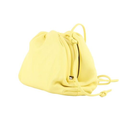 BOTTEGA VENETA 585852 ミニポーチ 饅頭 クロスバック イエロー 33907-2 120313965