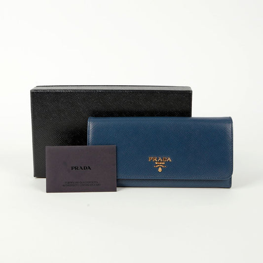 Prada 1MH132 Metal Logo Long Wallet 120141851
