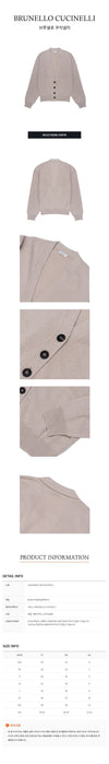 BRUNELLO CUCINELLI Kreuz V-Ausschnitt Cardigan 65274078 [P]