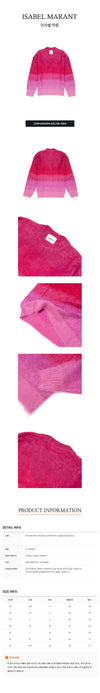 ISABEL MARANT Druessel Strickpullover in Pink 23APU0050FA-A3L79E-40FA 65274535 [P]