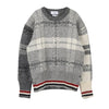 Thom Browne Check Pattern Wool Mohair Men's Knit 93322516 [P]