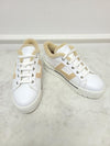 Hermes White H Logo Abantaus Shearling Sneakers 120406201 [P]