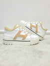 Hermes White H Logo Abantaus Shearling Sneakers 120406201 [P]